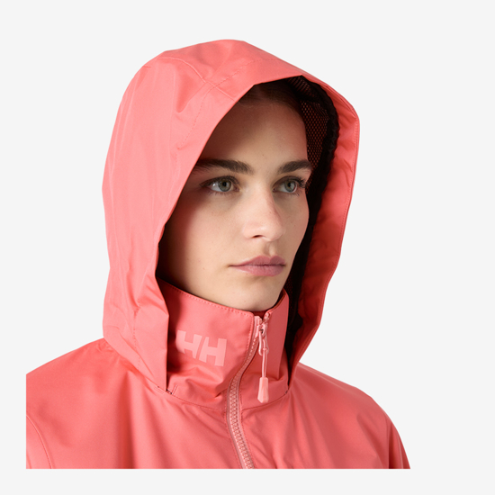 HELLY HANSEN ž jakna 34448 098 CREW HOODED SAILING JACKET 2.0 sunset pink