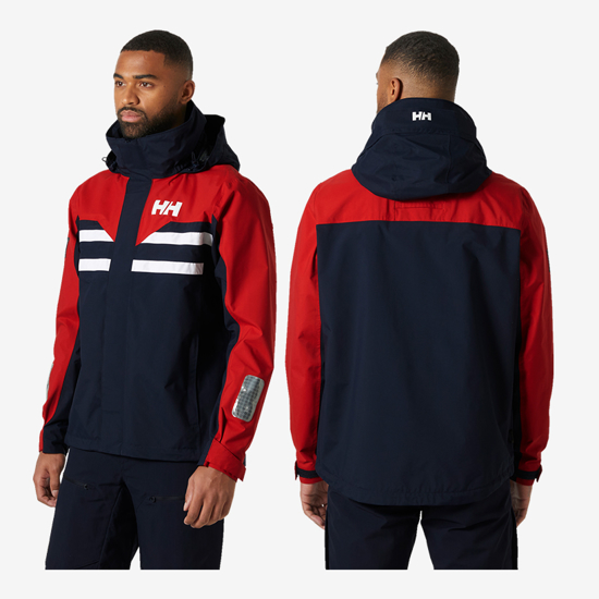 HELLY HANSEN m jadralna jakna 34510 162 QUAYSIDE JACKET navy red
