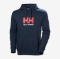 HELLY HANSEN m kapucar LOGO HOODIE dark navy