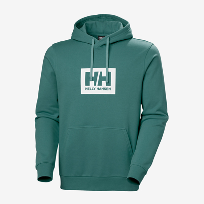 HELLY HANSEN m kapucar 54526 494 BOX HOODIE opal green