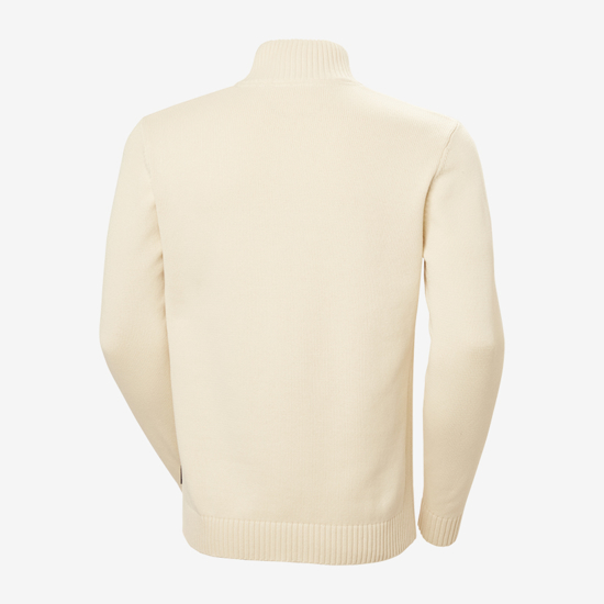 HELLY HANSEN m pulover 54529 034 SMOEGEN 1/2 ZIP SWEATER cream