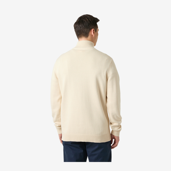 HELLY HANSEN m pulover 54529 034 SMOEGEN 1/2 ZIP SWEATER cream