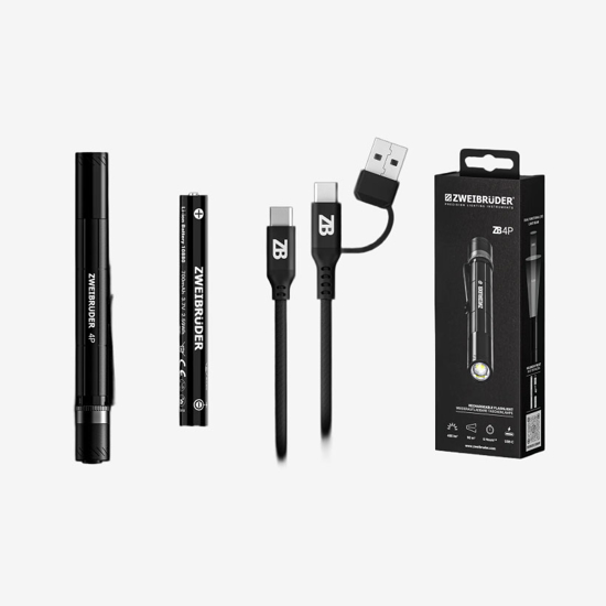 ZWEIBRÜDER svetilka ZB-8404 ZB4P 400 LM black