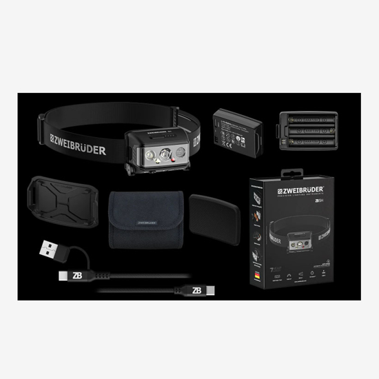 ZWEIBRÜDER svetilka ZB-7405 ZB5H 1000 LM black