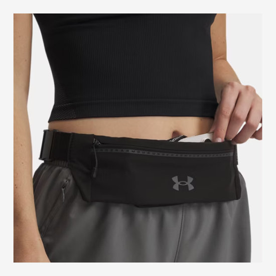 UNDER ARMOUR pas torbica 1388914-003 VELOCITI RUN BELT black castlerock