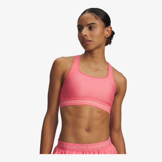 UNDER ARMOUR ž trening top 1361034-601 MID CROSSBACK SPORTS BRA bittersweet pink posh pink