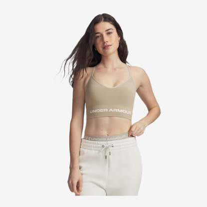 UNDER ARMOUR ž trening top 1384417-299 VANISH SEAMLESS LOW SPORTS BRA city khaki summit white