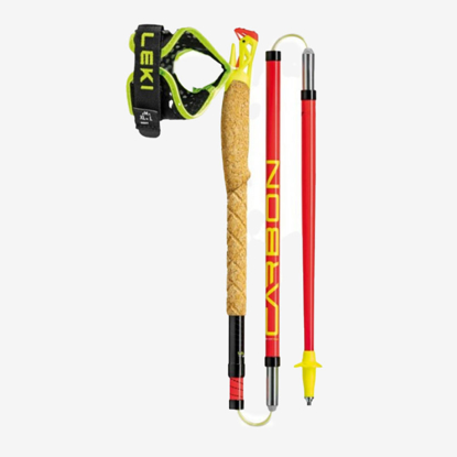 LEKI trail palice 65625851 ULTRATRAIL FX.ONE bright red black neon yellow