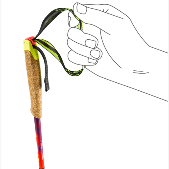 LEKI trail palice 65625891 NEOTRAIL PRO FX ONE SL bright red violet neon yellow