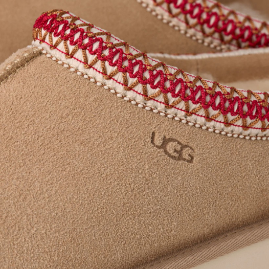 UGG ž natikači 1174470 TASMAN II sand-dark cherry