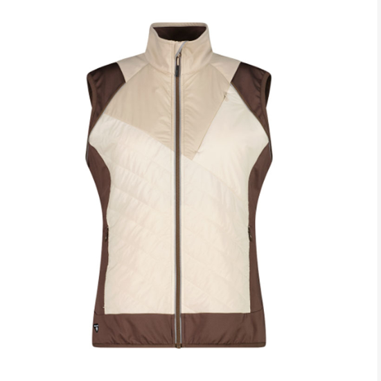 CMP ž softshell/brezrokavnik 30A2276 P322 WOMEN JACKET WITH DETACHABLE SLEEVES cream