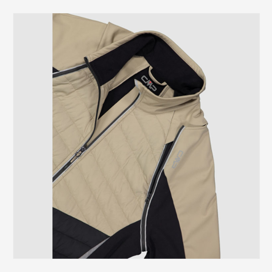 CMP m softshell/brezrokavnik 30A2647 P753 JACKET WITH DETACHABLE SLEEVES sand