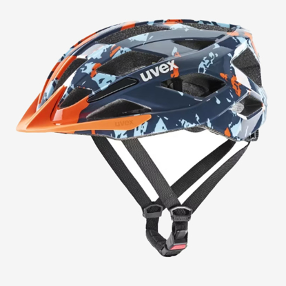 UVEX otr kolesarska čelada 41466401 AIR WING 2 papaya bubble blue