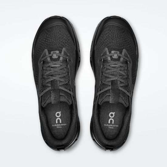 On m trail copati 3MF30220106 CLOUDSURFER TRAIL 2 black eclipse