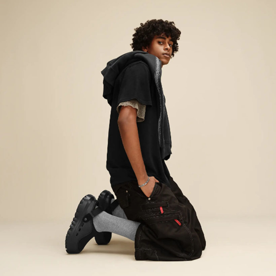 UGG natikači 1166912 PEAKMOD black