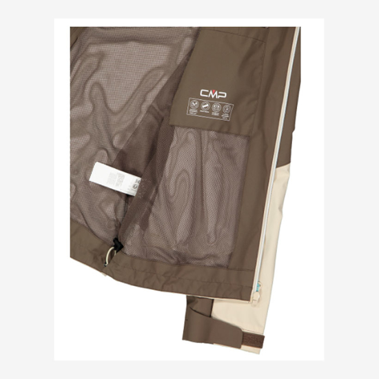 CMP ž jakna 34Z5116 P322 WATERPROOF RIPSTOP JACKET cream