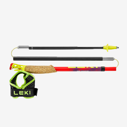 LEKI trail palice 65625851 ULTRATRAIL FX.ONE bright red black neon yellow