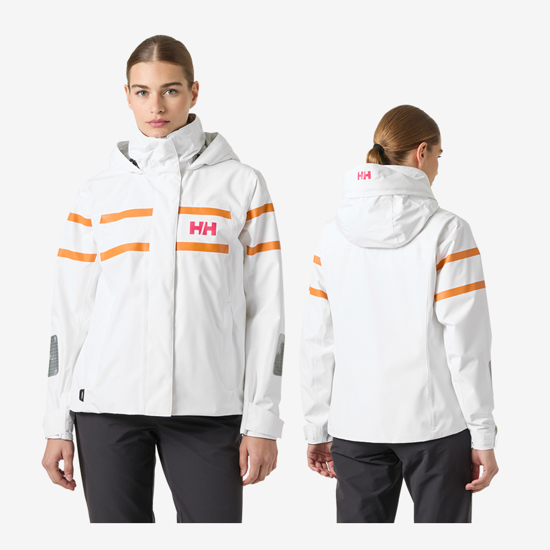 HELLY HANSEN ž jakna 34427 003 SALT INSHORE white orange