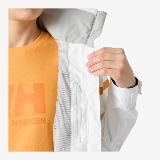 HELLY HANSEN ž jakna 34427 003 SALT INSHORE white orange