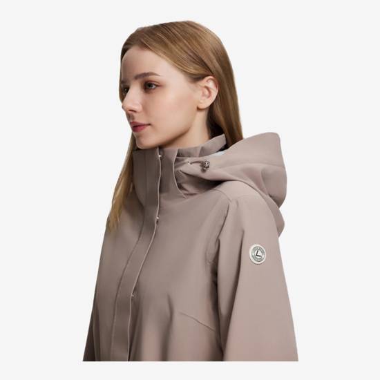 LUHTA ž plašč 9 39479378L 100 ANNONNIEMI dark beige