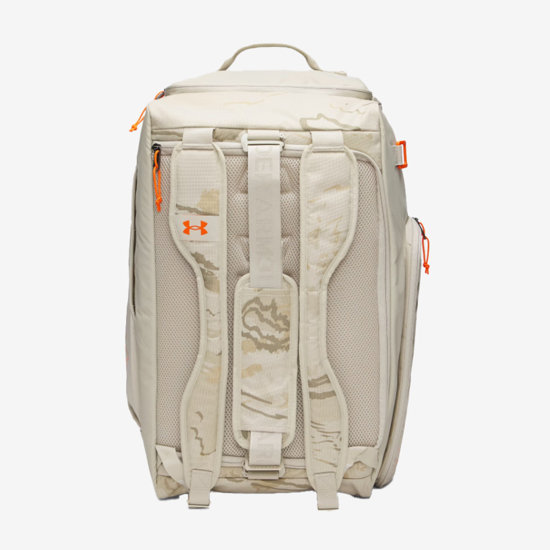 UNDER ARMOUR nahrbtnik 1381919-289 CONTAIN DUO MEDIUM BACKPACK DUFFLE khaki base team orange