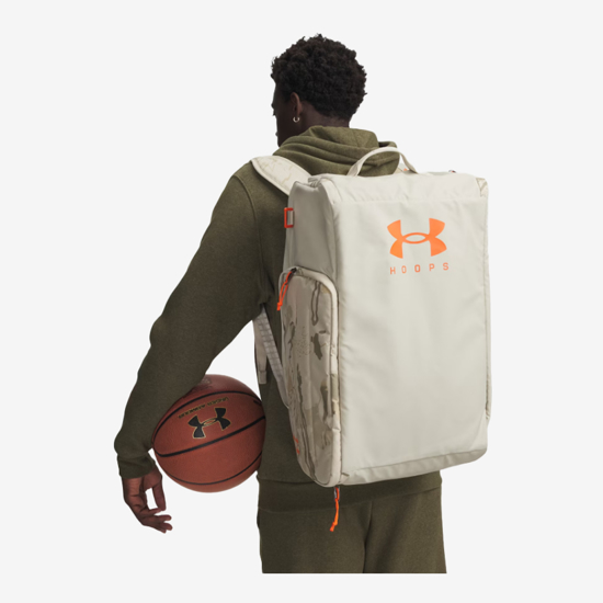 UNDER ARMOUR nahrbtnik 1381919-289 CONTAIN DUO MEDIUM BACKPACK DUFFLE khaki base team orange