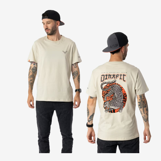 DYNAFIT m majica 71955 7961 24/7 GRAPHIC T-SHIRT overcast trail crew leo