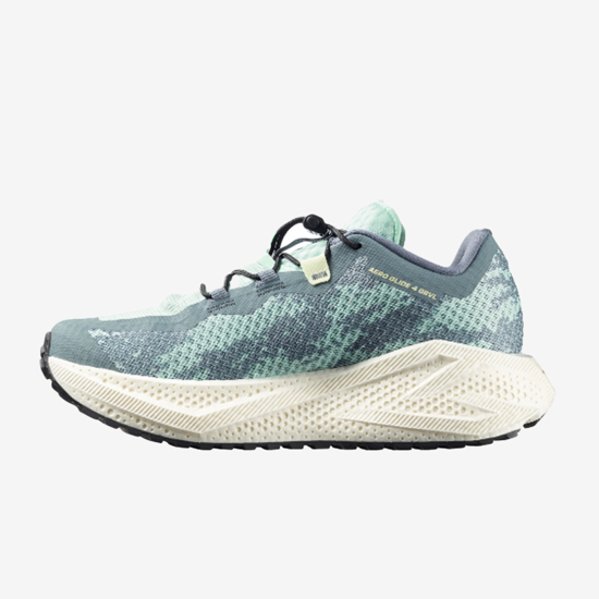 SALOMON ž tekaški copati 491757 AERO GLIDE 4 GRVL stormy weather/lichen