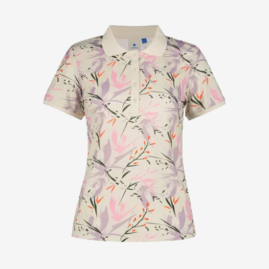 LUHTA ž polo majica 9 39321388L 022 ALAJOKI beige flower