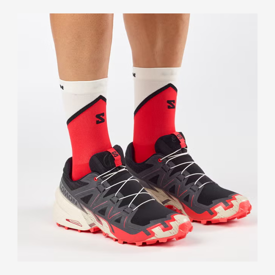 SALOMON m trail copati 492251 SPEEDCROSS 6 black/fiery red