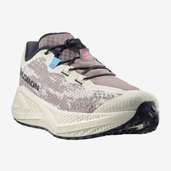 SALOMON m tekaški copati 491749 AERO GLIDE 4 GRVL vanilla ice/black