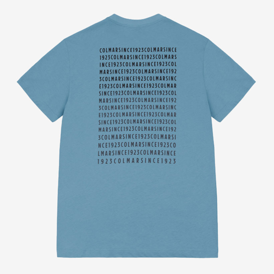 COLMAR m majica 7557 6SH 763 railway light blue