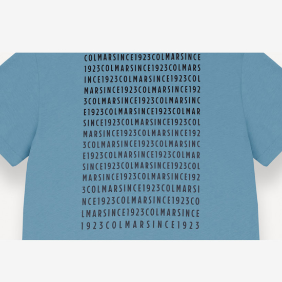 COLMAR m majica 7557 6SH 763 railway light blue