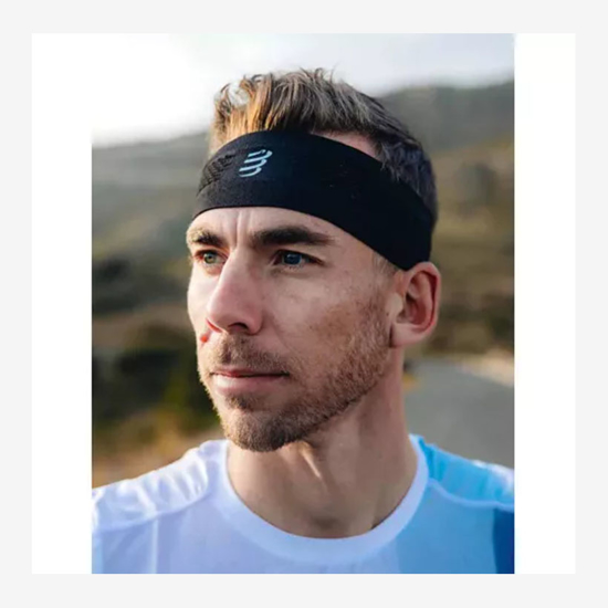 COMPRESSPORT trak za glavo XBNU391 373 THIN black