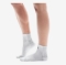 On nogavice PERFORMANCE RUN SOCKS MID white glacier