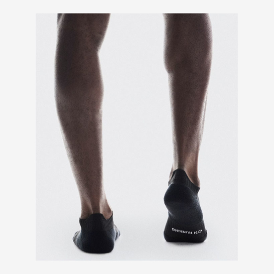 On nogavice 2UF10080553 CORE RUN SOCK LOW 2P black