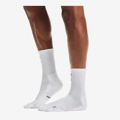 On nogavice 2UG10050069 CORE RUN SOCK HIGH 2P white