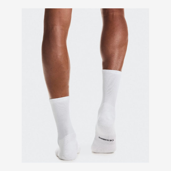 On nogavice 2UG10050069 CORE RUN SOCK HIGH 2P white