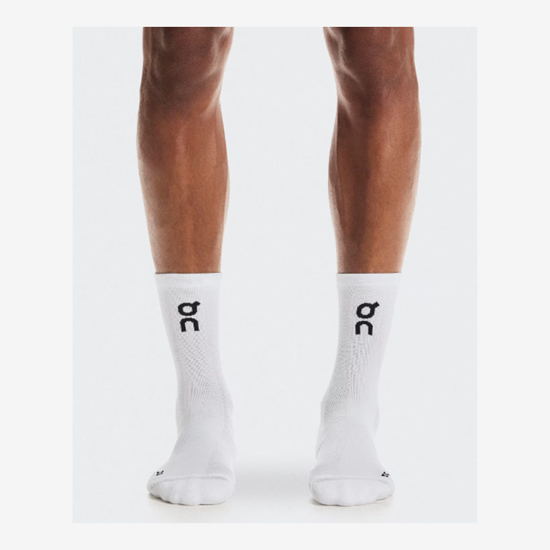 On nogavice 2UG10050069 CORE RUN SOCK HIGH 2P white