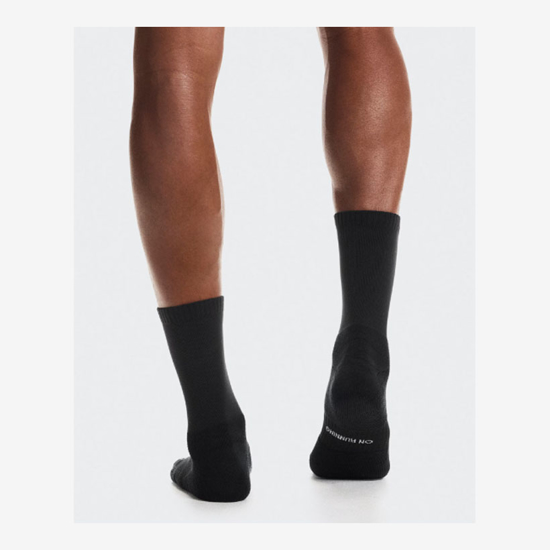 On nogavice 2UG10050553 CORE RUN SOCK HIGH 2P black