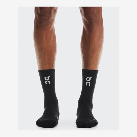 On nogavice 2UG10050553 CORE RUN SOCK HIGH 2P black