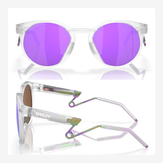 OAKLEY sončna očala 9279-02 HSTN METAL Matte Clear Prizm Violet
