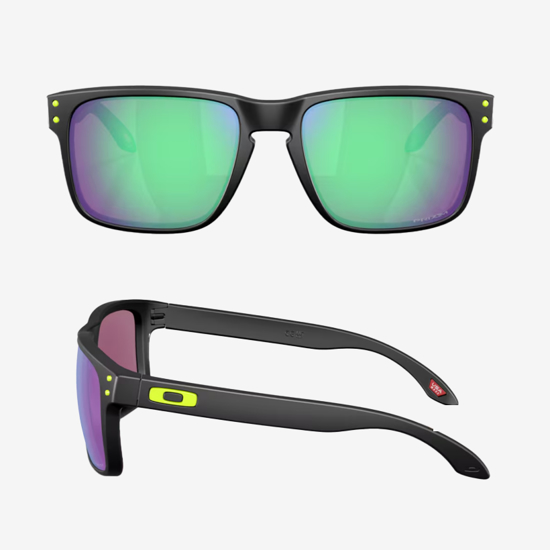OAKLEY sončna očala 9102-AI HOLBROOK Matte Black Prizm Road Jade