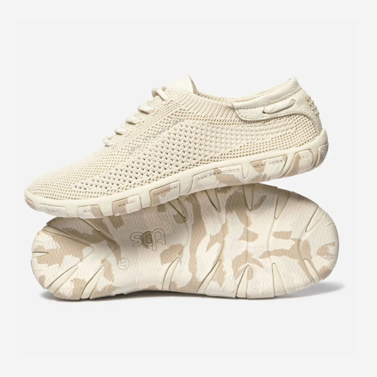 TBS ž čevlji JAZARIA J7523 ecru camo