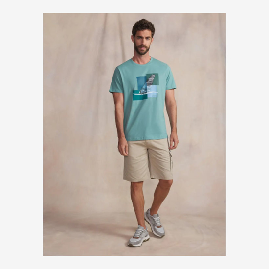 TBS m majica GREIGTEE 14018 mangrove