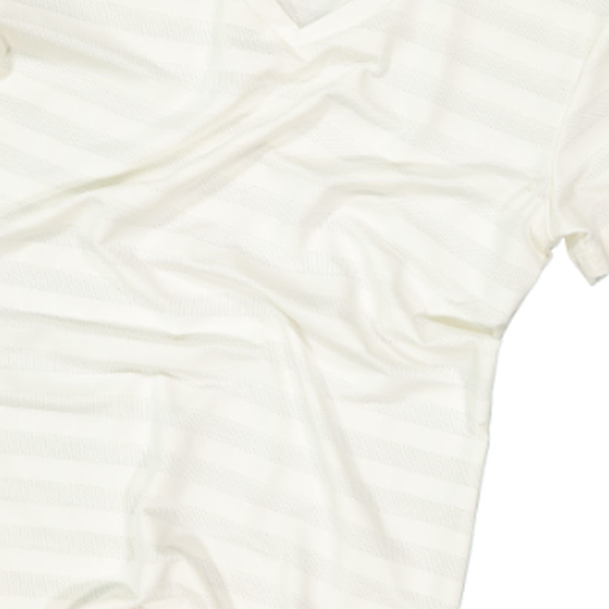 CMP ž majica 31T7666 A145 T-SHIRT WITH HORIZONTAL MESH DETAILING all white