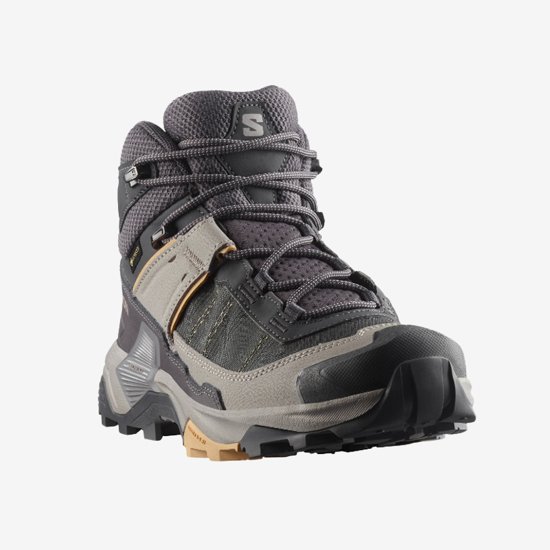 SALOMON ž pohodni čevlji 477545 X ULTRA 5 MID GTX nine iron/gull