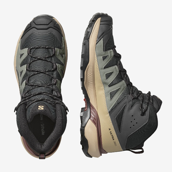 SALOMON m pohodni čevlji 477433 X ULTRA 360 MID GTX phantom/desert tan