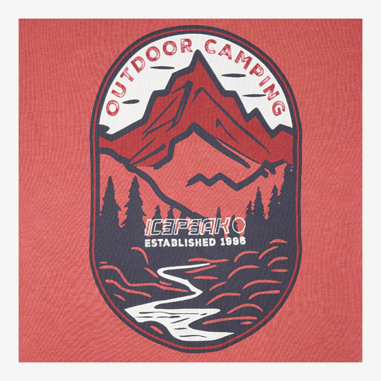 ICEPEAK otr majica 9 51671660I 628 LEADVILLE dark red