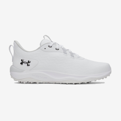 UNDER ARMOUR m golf čevlji 6006117-100 DRIVE PRO CLONE SPIKELESS white metallic silver